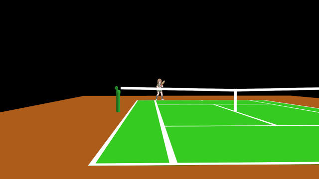 テニス コート 視界
