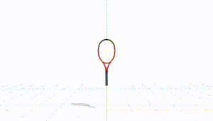 テニス サーブ 慣性の力で生まれるラケットダウンの状