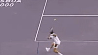 one handed backhand
