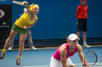 tennis serve and net